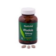 Vista principal del rhodiola 500 mg 60 comprimidos Health Aid en stock