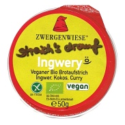 Paté Ingwery jengibre-coco-curry bio 50gr  Zwergenwiese
