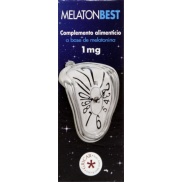 Vista frontal del melatonBest gotas 1mg 30ml Herbofarm en stock