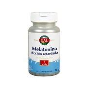 Vista principal del melatonina acción retardada 60 comprimidos Kal en stock
