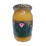 Vista frontal del miel Cruda de Cantueso 500 gr La Magia del Colmenar