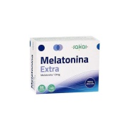 Vista frontal del melatonina Extra 60 comprimidos Sakai en stock