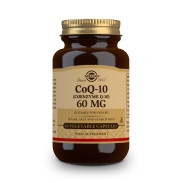 Vista principal del coQ-10 (Coenzima Q-10) 60mg 60 cápsulas Solgar en stock