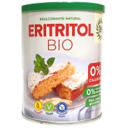 Vista frontal del eritritol bio 500gr Sol Natural en stock