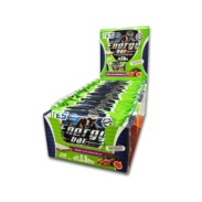 Vista frontal del barritas Energy Bar (caja) Naranja y pepitas de Chocolate VitOBest en stock