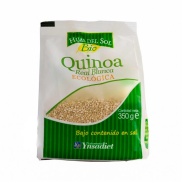 Vista delantera del quinoa real blanca 350 g Bío hijas del sol Ynsadiet en stock