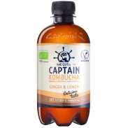 Kombucha sabor jengibre y limón bio 400 ml Captain