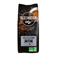 Vista frontal del café en grano selección 100% arábica bio, 1 kg Destination en stock