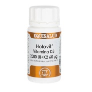 Holovit vitamina d3 2.000 ui + k2 60 µg 50 cáps de 460 mg.