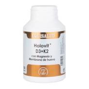 Holovit d3+k2 con magnesio y membrana de huevo 180 cáps de 700 mg.