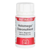 Holomega oseonutrient ca y mg con vitaminas d3 y k2 50 cáps. Equisalud