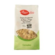 Copos crujientes de maíz y trigo sarraceno bio, 350 g El granero