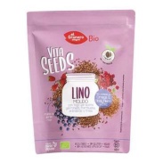 Vitaseeds lino molidos, trigo sarraceno, frambuesa, arándanos y fresa bio, 200 g  El Granero Integral