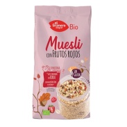 Muesli con frutos rojos sin gluten bio, 375 g  El Granero Integral