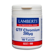 Cromo GTF 200mcg 100 tabletas Lamberts