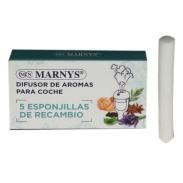 Recambios difusor coche 5 esponjas Marnys