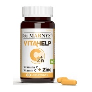 Producto relacionad Vitahelp vitamina c + zinc 500mg/25mg 60 caps Marnys