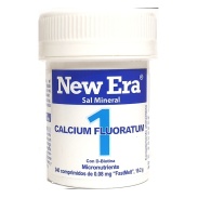 Vista delantera del sal Schussler nº1 calcium fluoratum 240 comprimidos New Era en stock