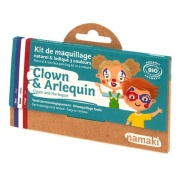 Kit maquillaje payaso & arlequín 3 x 2,5 gr Namaki