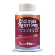 Enzimas digestivas + probioticos 120 cáps Naturbite