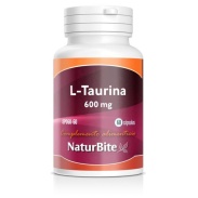 L-taurina 600 mg 60 cáps Naturbite