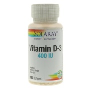 Vitamin D3 400 120 perlas UI Solaray