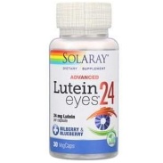 Vista principal del advanced lutein eyes 24 mg 30 vegcáps Solaray en stock