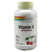 Vitamina C 500 mg 100 compr. Mast. Cereza Solaray