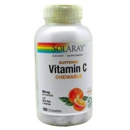 Vitamina C 500 mg 100 compr. Mast. Naranja Solaray