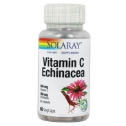 Vitamin C 500 mg &  Echinacea 300 mg 60 vegcáps Solaray