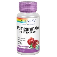 Pomegranate 200 mg de semilla y corteza al 40% – 60 vegcaps  Solaray