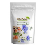 Vista principal del lino germinado 250 grs.  Salud viva en stock