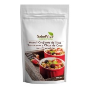 Muesli cruji trigo sarrac chip coco y choco 300 gr Salud viva