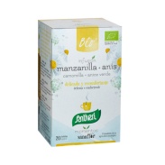 Manzanilla + anís bio infusión 26gr Santiveri