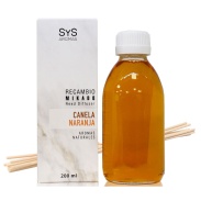 Recambio mikado Sys 200ml+palos, canela-naranja