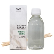 Recambio mikado Sys 200ml+palos, orquídea blanca