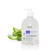 Gel hidro-alcohólico sys con aloe vera 500ml dosificador SYS