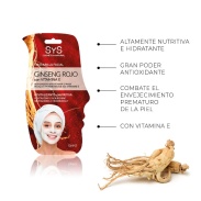 Mascarilla facial  ginseng rojo 15 ml SYS