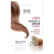 Mascarilla capilar 20ml coco y avena con keratina SYS