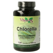 Chlorella 900 mg. 120 cáps origen coreano pared celular rota Vbyotics