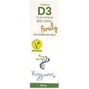 Producto relacionad Vitamina D3 family 800 IU vegana 30ml Vegunn