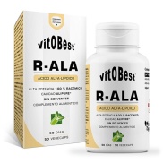 Vista principal del acido Alfa Lipóico (R-ALA) 50 comprimidos VitOBest en stock